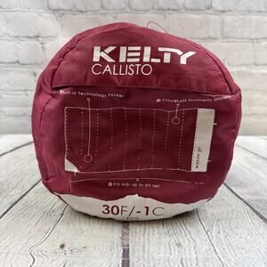 Kelty Callisto Kids 30°F Sleeping Bag – Red
